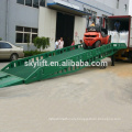 cheapest forklift steel hydraulic pump mobile loading dock ramp